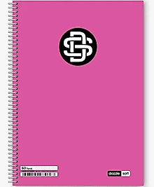 60/1 A-4 Dazzle Soft Spiralli Plastik Kapak Kareli Defter