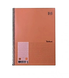U-DEEP A4 Spiralli Defter Pp. Kapak . Kareli 40 Yprk.