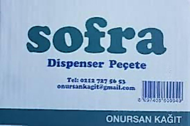 Sofra Dispanser Peçete Lüx 18 Paket %100 Selüloz
