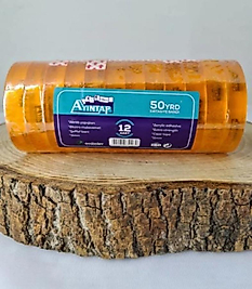 Şeffaf para bandı 11Mm x50 yrd 12 adet